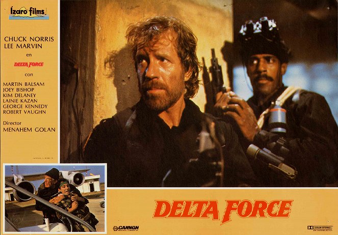 Delta Force - Cartes de lobby - Chuck Norris, Steve James
