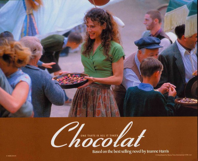 Chocolat - Ein kleiner Biss genügt - Lobbykarten - Lena Olin