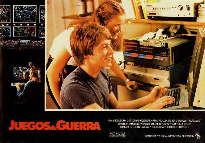 Juegos de guerra - Fotocromos - Matthew Broderick, Ally Sheedy