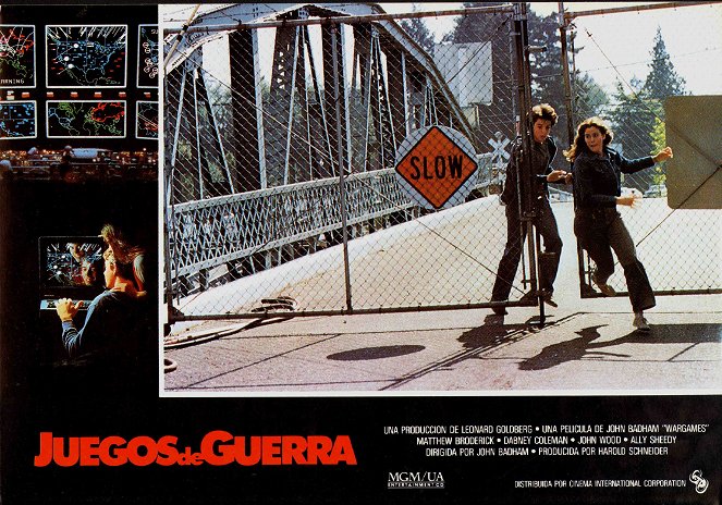 Jogos de Guerra - Cartões lobby - Matthew Broderick, Ally Sheedy