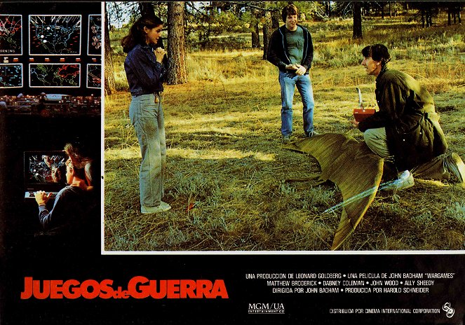 Jogos de Guerra - Cartões lobby - Ally Sheedy, Matthew Broderick, John Wood