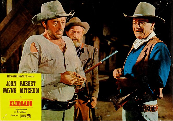 El Dorado - Cartes de lobby - Robert Mitchum, Arthur Hunnicutt, John Wayne