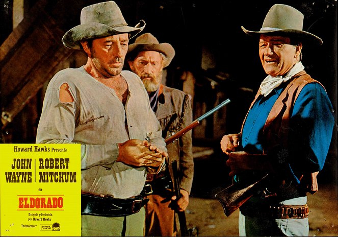 El Dorado - Cartões lobby - Robert Mitchum, Arthur Hunnicutt, John Wayne