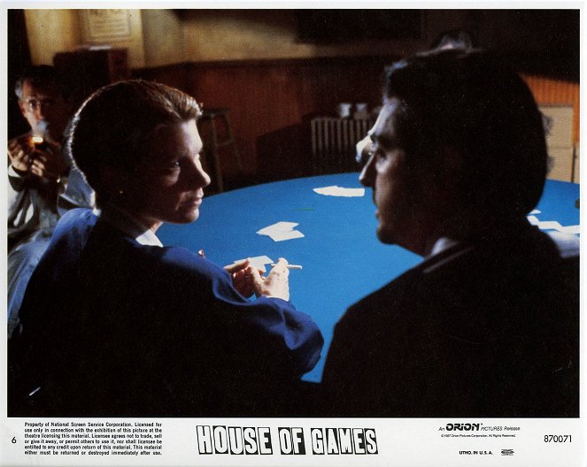 La casa del juego - Fotocromos - Lindsay Crouse, Joe Mantegna
