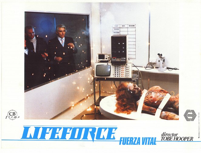 Lifeforce - Lobby Cards - Peter Firth, Frank Finlay