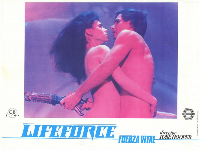 Lifeforce - Lobby Cards - Mathilda May, Steve Railsback