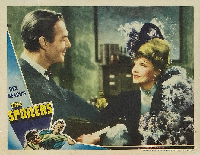 The Spoilers - Lobby karty - Marlene Dietrich