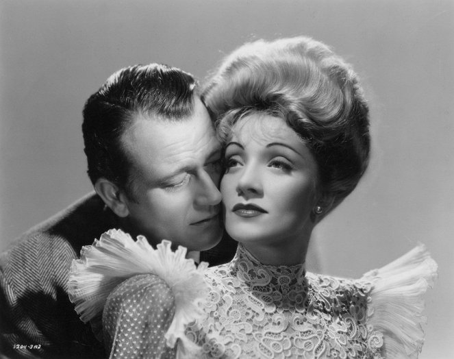 Die Freibeuterin - Werbefoto - John Wayne, Marlene Dietrich