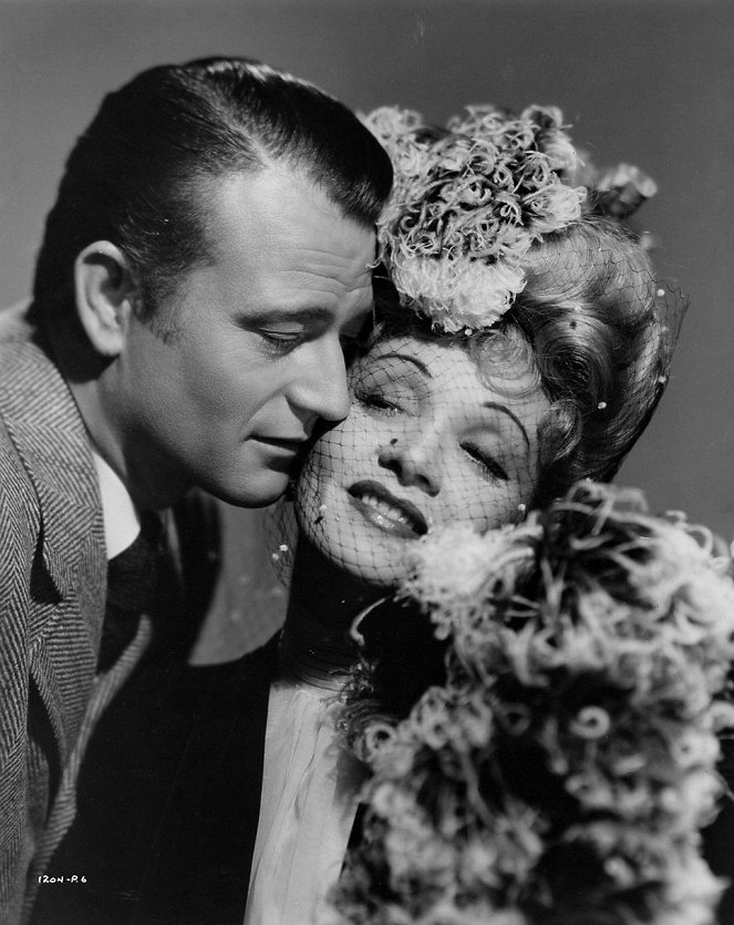 Die Freibeuterin - Werbefoto - John Wayne, Marlene Dietrich