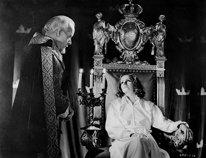 La reina Cristina de Suecia - De la película - Lewis Stone, Greta Garbo