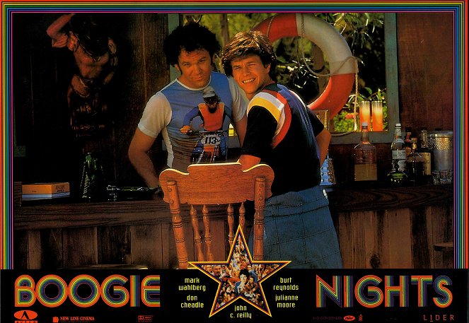 Boogie Nights - Lobbykarten - John C. Reilly, Mark Wahlberg