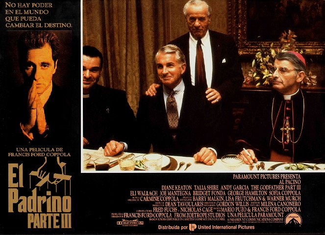 The Godfather: Part III - Lobbykaarten - George Hamilton, Donal Donnelly
