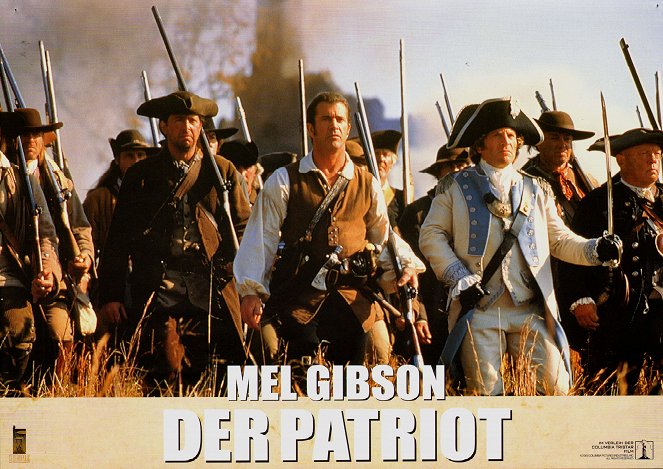 The Patriot, le chemin de la liberté - Cartes de lobby - Mel Gibson, Tchéky Karyo