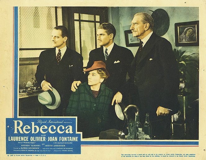 Rebecca - Cartões lobby - Laurence Olivier, Joan Fontaine