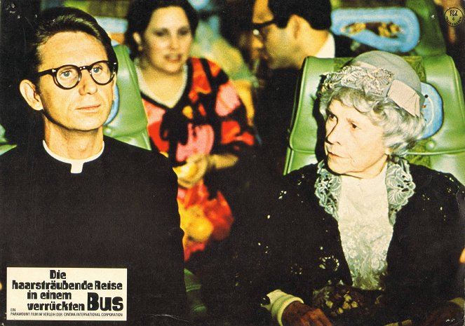 Die haarsträubende Reise in einem verrückten Bus - Lobbykarten - Rene Auberjonois, Ruth Gordon