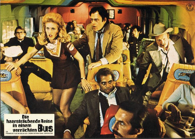 Die haarsträubende Reise in einem verrückten Bus - Lobbykarten - Rene Auberjonois, Mary Charlotte Wilcox, Bob Dishy