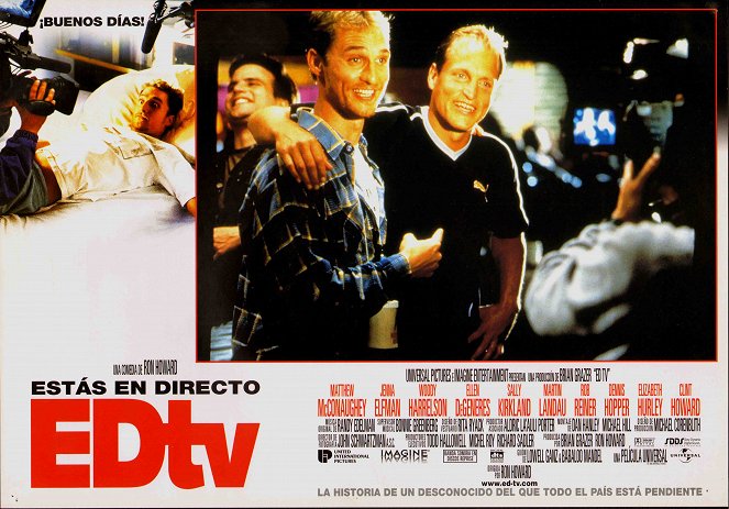 Edtv - Lobbykaarten - Matthew McConaughey, Woody Harrelson