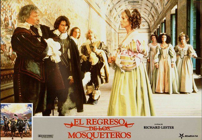 The Return of the Musketeers - Lobby karty - Oliver Reed, C. Thomas Howell, Michael York, Frank Finlay, Geraldine Chaplin