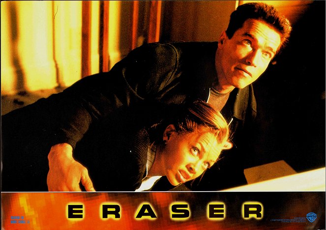 Eraser - Cartões lobby - Arnold Schwarzenegger, Vanessa Williams