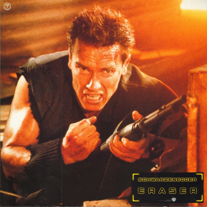 Eraser - Lobbykarten - Arnold Schwarzenegger