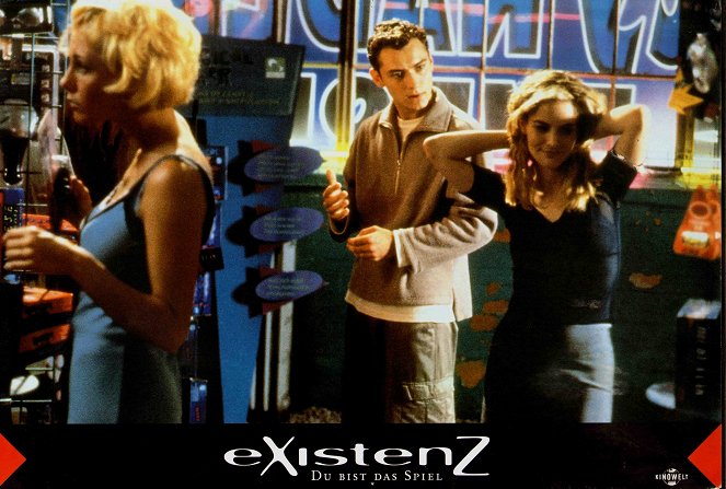 eXistenZ - Cartes de lobby - Jude Law, Jennifer Jason Leigh