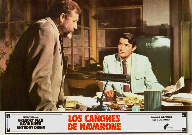 The Guns of Navarone - Lobby Cards - James Robertson Justice, Gregory Peck