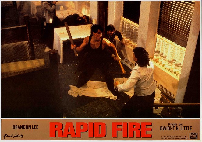 Rapid Fire - Lobby Cards - Brandon Lee