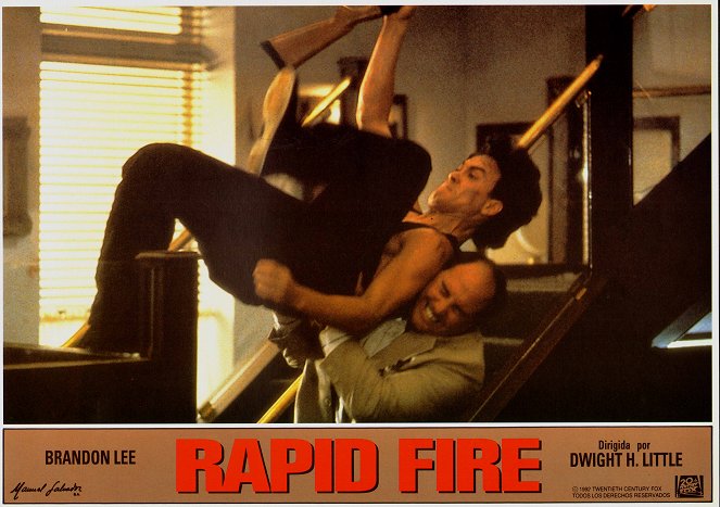 Rapid Fire - Lobby Cards - Brandon Lee