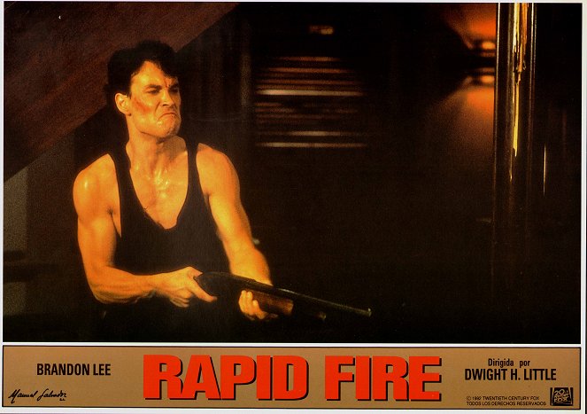 Rapid Fire - Lobby Cards - Brandon Lee