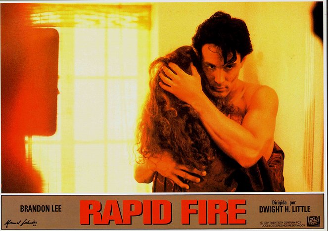 Rapid Fire - Lobby Cards - Brandon Lee