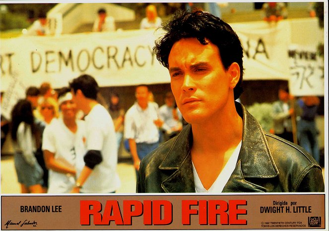 Rapid Fire - Lobby Cards - Brandon Lee