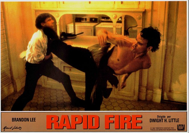 Rapid Fire - Lobby Cards - Brandon Lee