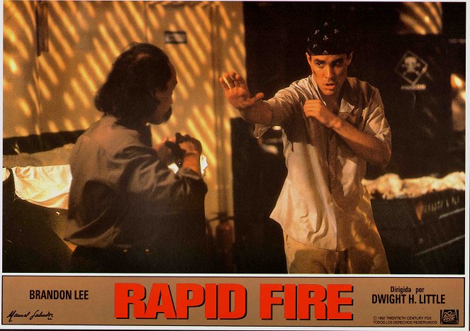 Rapid Fire - Lobby Cards - Brandon Lee