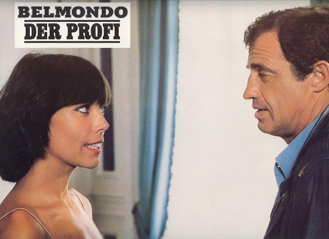 Le Professionnel - Cartes de lobby - Marie-Christine Descouard, Jean-Paul Belmondo