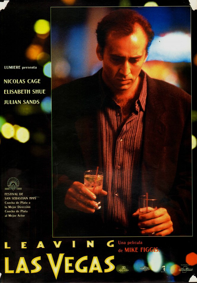 Leaving Las Vegas - Lobby Cards - Nicolas Cage