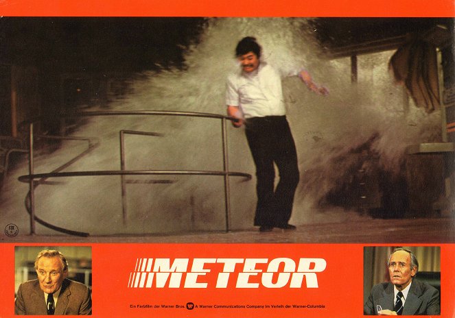 Meteor - Lobbykarten - Trevor Howard, Henry Fonda