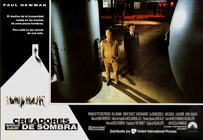 Die Schattenmacher - Lobbykarten - Paul Newman, Dwight Schultz