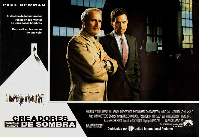 Les Maîtres de l'ombre - Cartes de lobby - Paul Newman, Dwight Schultz