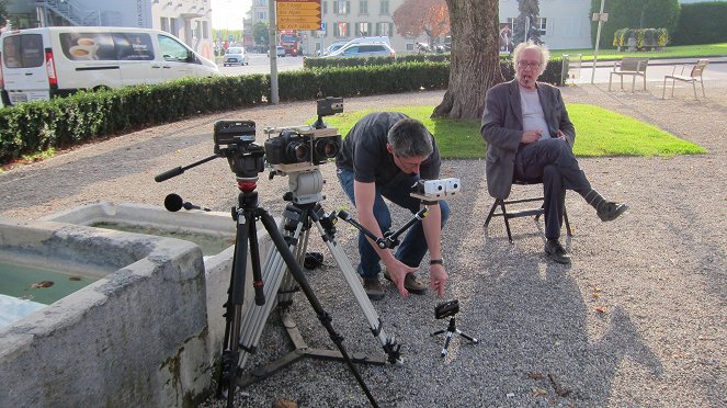 Godard: Búcsú a nyelvtől - Forgatási fotók - Fabrice Aragno, Jean-Luc Godard