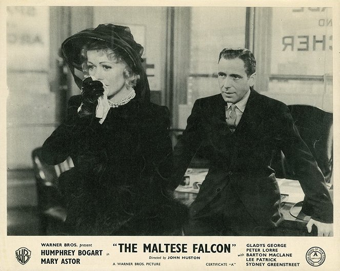The Maltese Falcon - Lobbykaarten - Gladys George, Humphrey Bogart