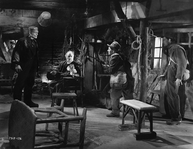 Frankensteinova nevěsta - Z filmu - Boris Karloff, O.P. Heggie, John Carradine