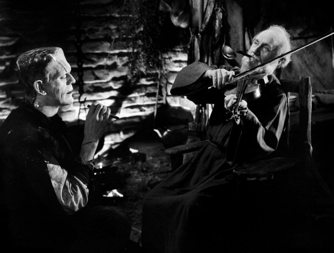 Frankensteinova nevěsta - Z filmu - Boris Karloff, O.P. Heggie