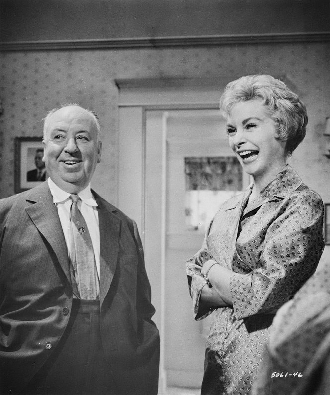 Psychose - Tournage - Alfred Hitchcock, Janet Leigh