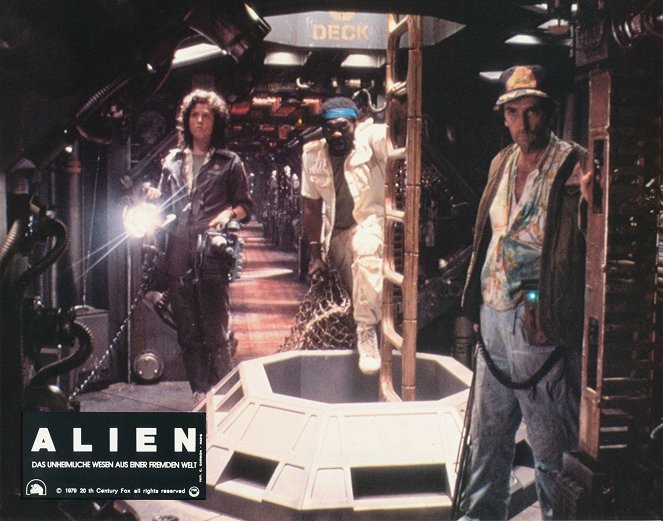Alien - Das unheimliche Wesen aus einer fremden Welt - Lobbykarten - Sigourney Weaver, Yaphet Kotto, Harry Dean Stanton