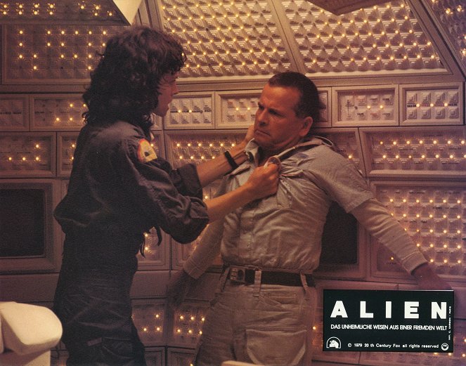 Alien - Das unheimliche Wesen aus einer fremden Welt - Lobbykarten - Sigourney Weaver, Ian Holm