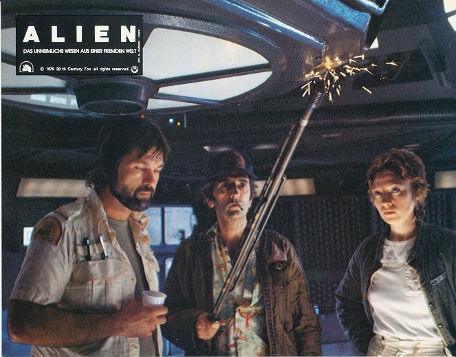 Alien, le huitième passager - Cartes de lobby - Tom Skerritt, Harry Dean Stanton, Veronica Cartwright