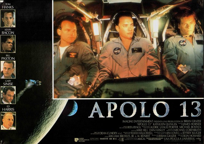 Apollo 13 - Cartes de lobby - Bill Paxton, Tom Hanks, Kevin Bacon