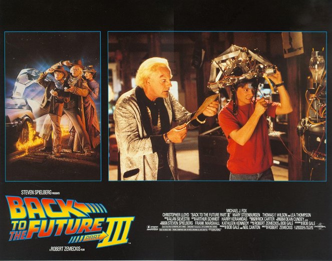 Regreso al futuro III - Fotocromos - Christopher Lloyd, Michael J. Fox