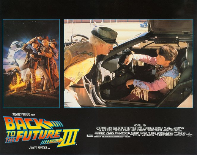 Back to the Future Part III - Lobbykaarten - Christopher Lloyd, Michael J. Fox