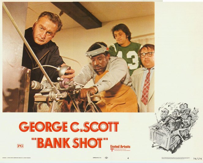 Bank Shot - Cartes de lobby - George C. Scott, Frank McRae, Don Calfa, Sorrell Booke